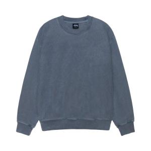 Свитер Stussy Pigment Dyed Buana Crew, Navy