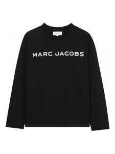 Marc Jacobs Kids лонгслив с логотипом, черный