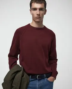 Джемпер с круглым вырезом Sfera, бордовый