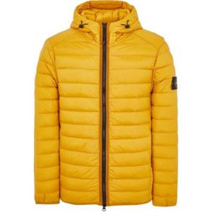 Пуховик мужской горчично-желтый Stone Island, горчично-желтый