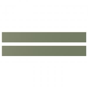 Фронтальная часть ящика, серо-зеленая, 80х10 см, Axstad IKEA