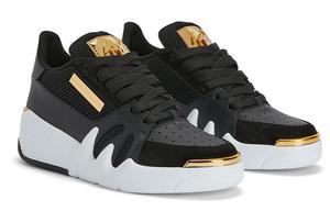 /GZ Talon Low-Top Стильные скейтбординговые туфли Женские Черный Белый Giuseppe Zanotti