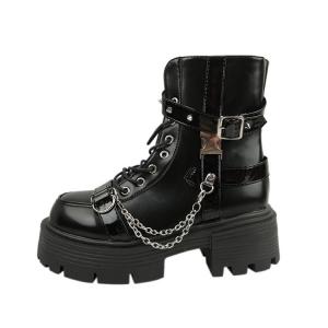 Feo Dvke Короткие женские ботинки Martin, черные