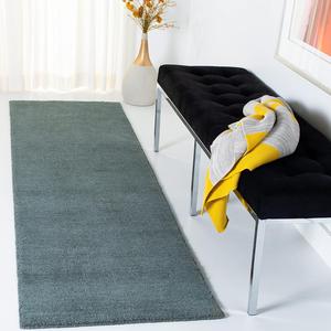 Ковер-дорожка SAFAVIEH, 69 x 366 см, Himalaya Collection, Blue, ручной работы из шерсти, идеально для помещений с высокой проходимостью в гостиной, спальне (HIM311A)