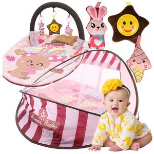 Развивающий коврик с палаткой и москитной сеткой 2в1 Совы Z879 elektrostator