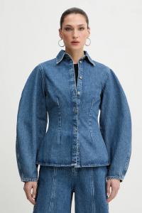 Джинсовая рубашка Rotate, синий