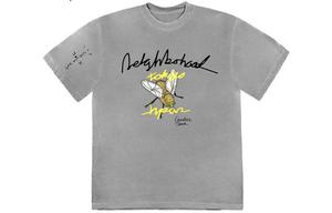 Travis Scott Футболка унисекс с Трэвисом Скоттом, Серый