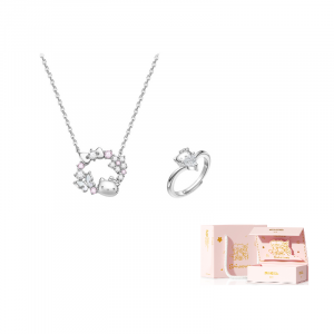 Sanrio Ожерелье Hello Kitty S925 серебро для женщин