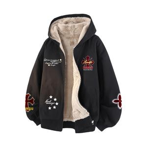 Пуховик Unisex Hooded Thickened Reversible HUANQIU, черный