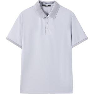 Футболка-поло Karl Lagerfeld SS25 мужская серая KARL LAGERFELD / Karl Lagerfeld Jeans, серый