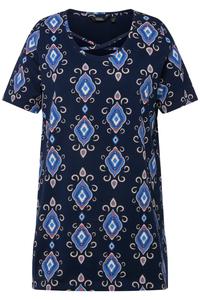 Футболка Ulla Popken Long, ночной синий