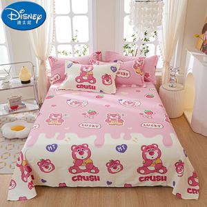 Disney Простыня на резинке 230х250 см, хлопок, Strawberry Bear A Version