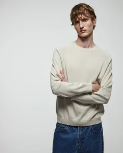 Джемпер с круглым вырезом Sfera, светло-бежевый