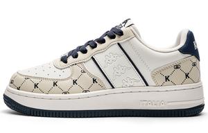 Женские противоскользящие износостойкие низкие кеды для скейтбординга Back to Back классический белый банановый зеленый Kappa, Classic White/Plantain Green