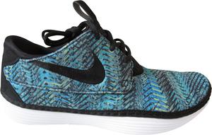 Мужские кроссовки Nike Solarsoft Moccasin QS 704356, Photo Blue Black Gold 407