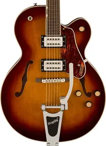 Гитара Gretsch G2420T Streamliner Hollow Body с системой Bigsby, грифом из лауреля, звукоснимателями Broad'Tron BT-3S, цвет Havana Burst