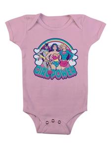 DC Comics Детский боди с короткими рукавами, розовый