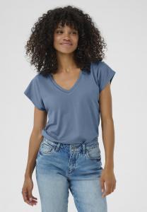 Футболка Kaffe KALISE, Bering Sea/Light Blue