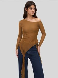 Топ LapaPlus, коричневый