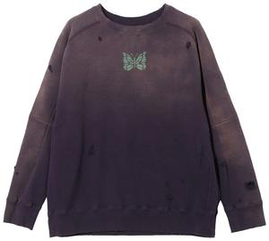 Свитшот Needles Deconstructed, фиолетовый