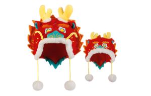 Весенний фестиваль лимитированная коллекция Dragon Hat Chinoiserie головной убор плюшевая шапка кукла Hamleys