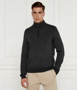 Шерстяная водолазка H-Eltorino regular fit Boss, черный