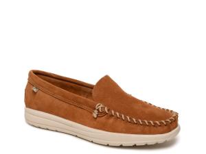 Слипоны Minnetonka Classic из водостойкой замши, коричневый