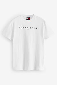 Футболка с логотипом из 100% хлопка Tommy Jeans, белый