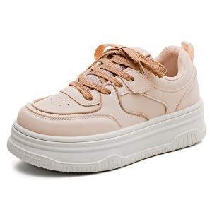 Нескользящие и износостойкие легкие низкие кроссовки для скейтбординга, женские, абрикосового цвета HUANQIU, Apricot