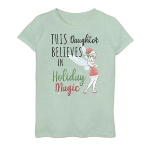 Футболка с рисунком Тинкер Белл «Питер Пэн» для девочек 7–16 лет Disney's «Holiday Magic» Disney