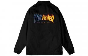 Thrasher Куртка Japan Version Unisex черная, Black