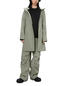 Длинная куртка Suva из хардшелла Rains, зеленый