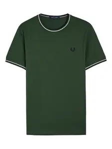 Футболка с логотипом Fred Perry, зеленый