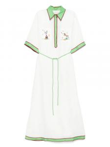 ALEMAIS льняное платье, белый