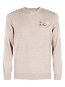 Свитер с круглым вырезом Heron Mc2 Saint Barth, нейтральный