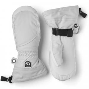 Женские лыжные перчатки для вертолетных спусков Hestra, Pale Grey/Off White