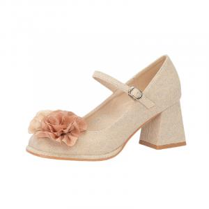 Туфли на высоком каблуке, женские, шампанского цвета BINGO DUCK, Champagne