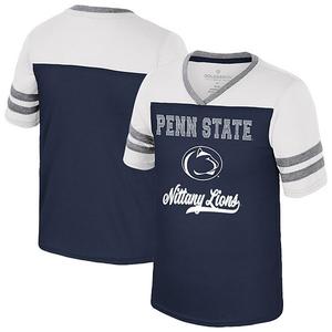 Детская футболка Penn State Nittany Lions Princess Bubblegum Bling в цвете navy Colosseum