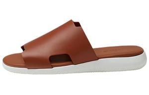 Шлепанцы мужские коричневые Hermes