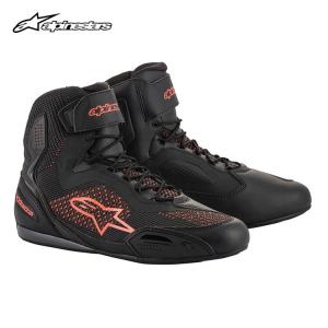 ALPINESTARS PROTECTS Мотоциклетные ботинки летние для мужчин, FASTER-3 RIDEKNIT, черный флуоресцентный красный 1030, размер 40
