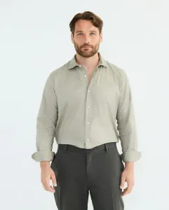 Мужская спортивная рубашка из фланели с длинным рукавом больших размеров Emidio Tucci, зеленый
