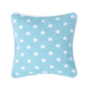 Наволочка Homescapes mit Sternen, 30x1x30 см, синий