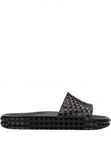 Шлепанцы с тиснением Y/Project, черный