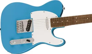 Squier Sonic Telecaster с накладкой из лаврового дерева, белой накладкой и цветом California Blue