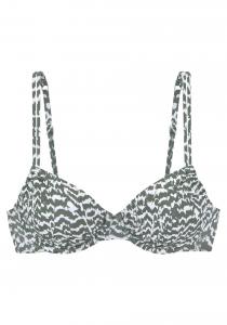 Футболка-топ бикини LASCANA, Grey