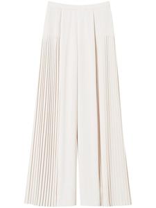 TWINSET плиссированные брюки-палаццо из жоржета, серый