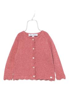 Кардиган Tartine Et Chocolat с текстурной вязкой и застежкой на пуговицы, розовый