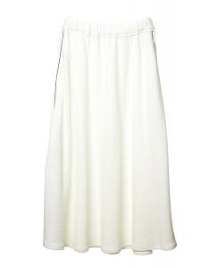 Юбка-клеш с двойным лицом в форме кратера Plain People, цвет White