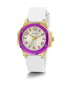 Женские наручные часы 38 мм силиконовый браслет gw0556l2 Guess, белый