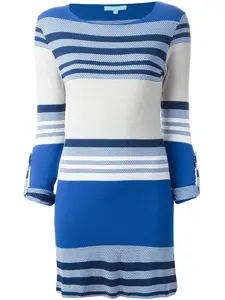 Платье Maddie в полоску Melissa Odabash, синий